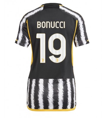 Juventus Leonardo Bonucci #19 Hjemmedrakt Kvinner 2023-24 Kortermet